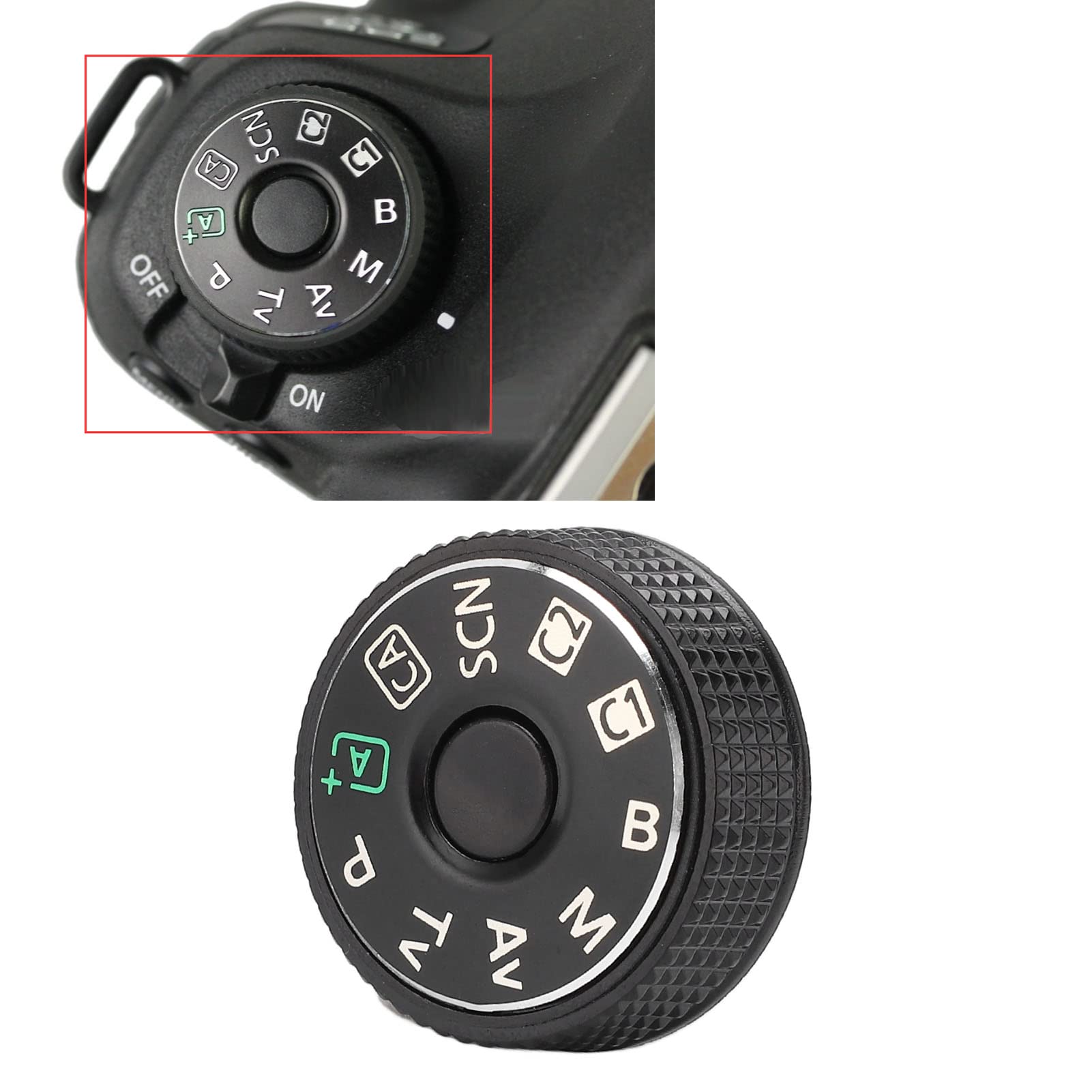 Parte Di Ricambio Fotocamera Pulsante Quadrante Modalità Cover - Foto 2