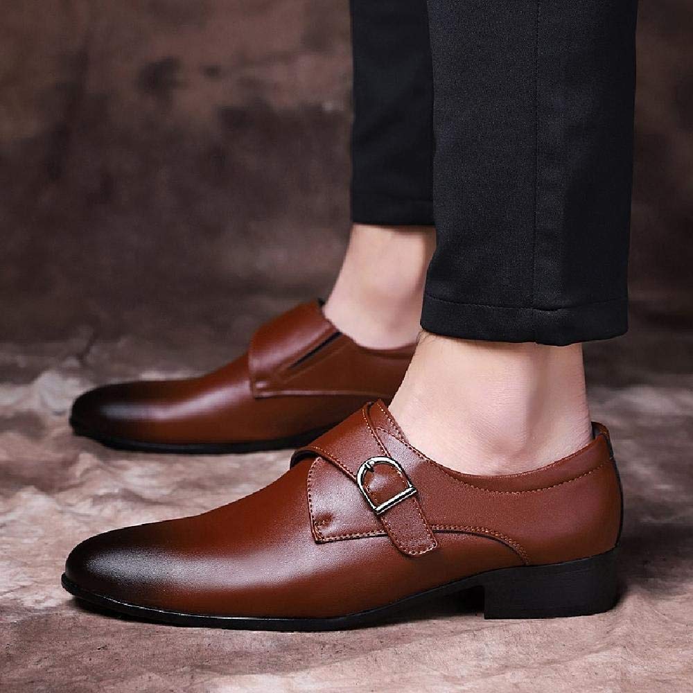 brown buckle dress shoes Tan Buckle Shoes for Men 44