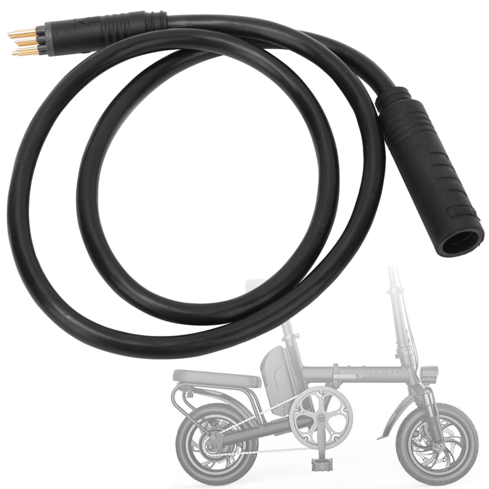Acouto Cavo di Prolunga Motore Ruota a 9 Pin per Bici Elettrica Filo da Femmina a Maschio Accessorio Bici Elettrica Adattatore Prolunga Cavo Motore a 9 Pin Connettore Julet