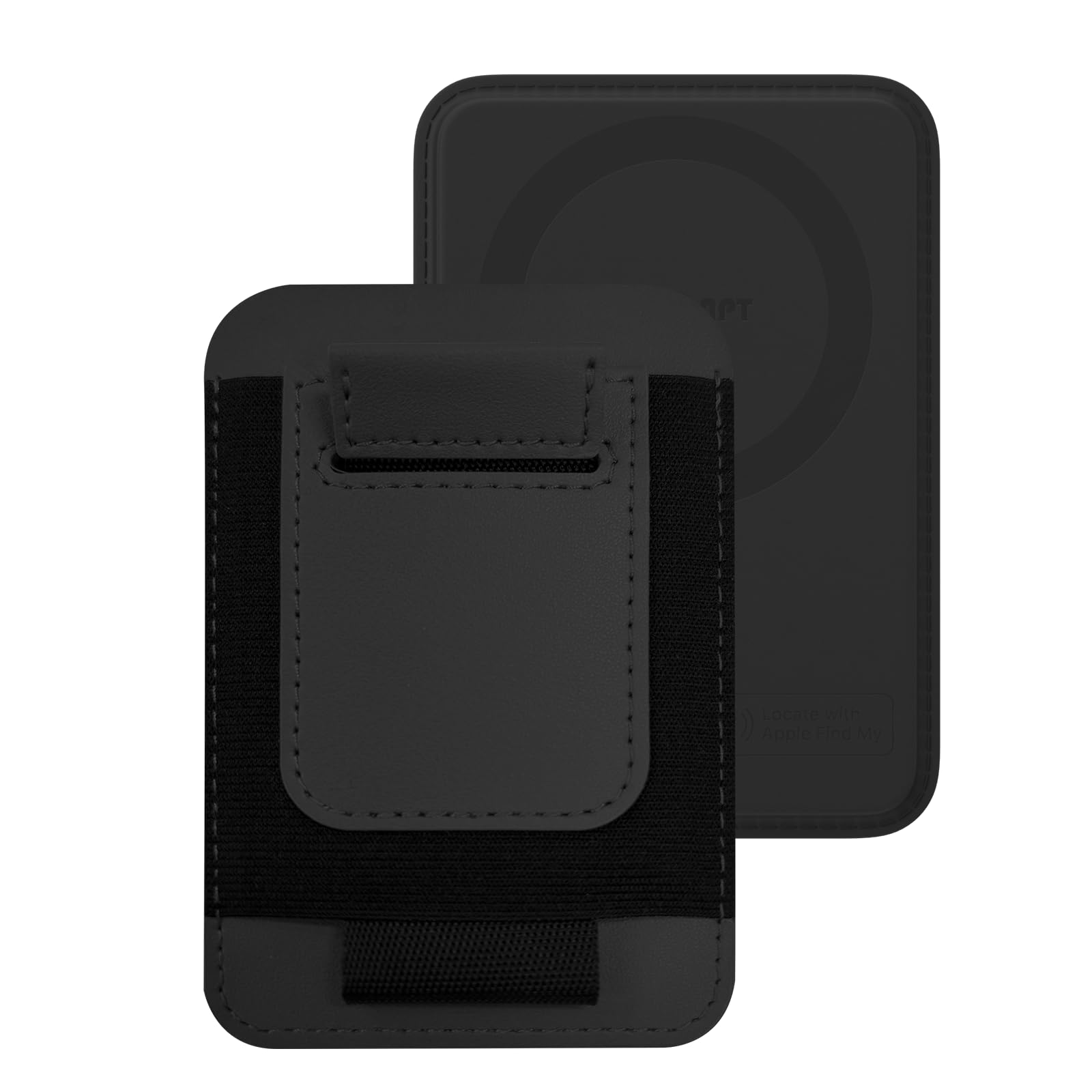 for MagSafe Wallet Works with Apple Find My, 5-Card RFID Holder with Pop-Up Strap, Strong Magnetic Wallet for iPhone 17/16/15/14/13/12 Pro Max Air Plus, Wireless Charging, Black-image-43