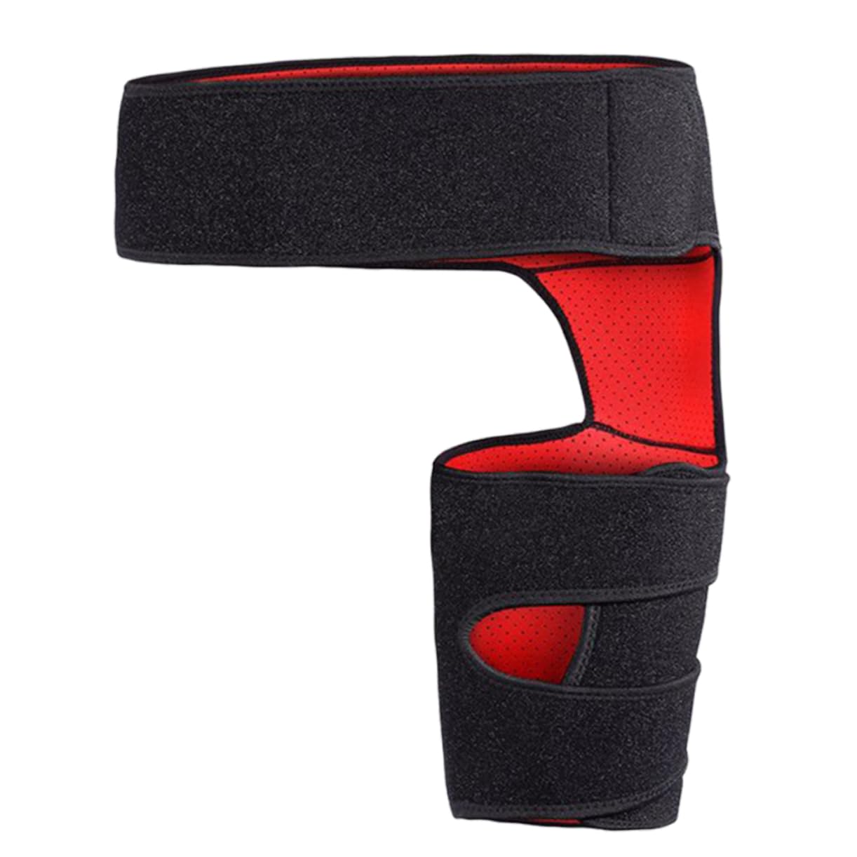 Thigh Support Belt and Lumbar Brace for Fitness Protective Gear for Weightlifting and Sports Reduces Muscle Fatigue and Swelling Durable Waist and Thigh Support for Active