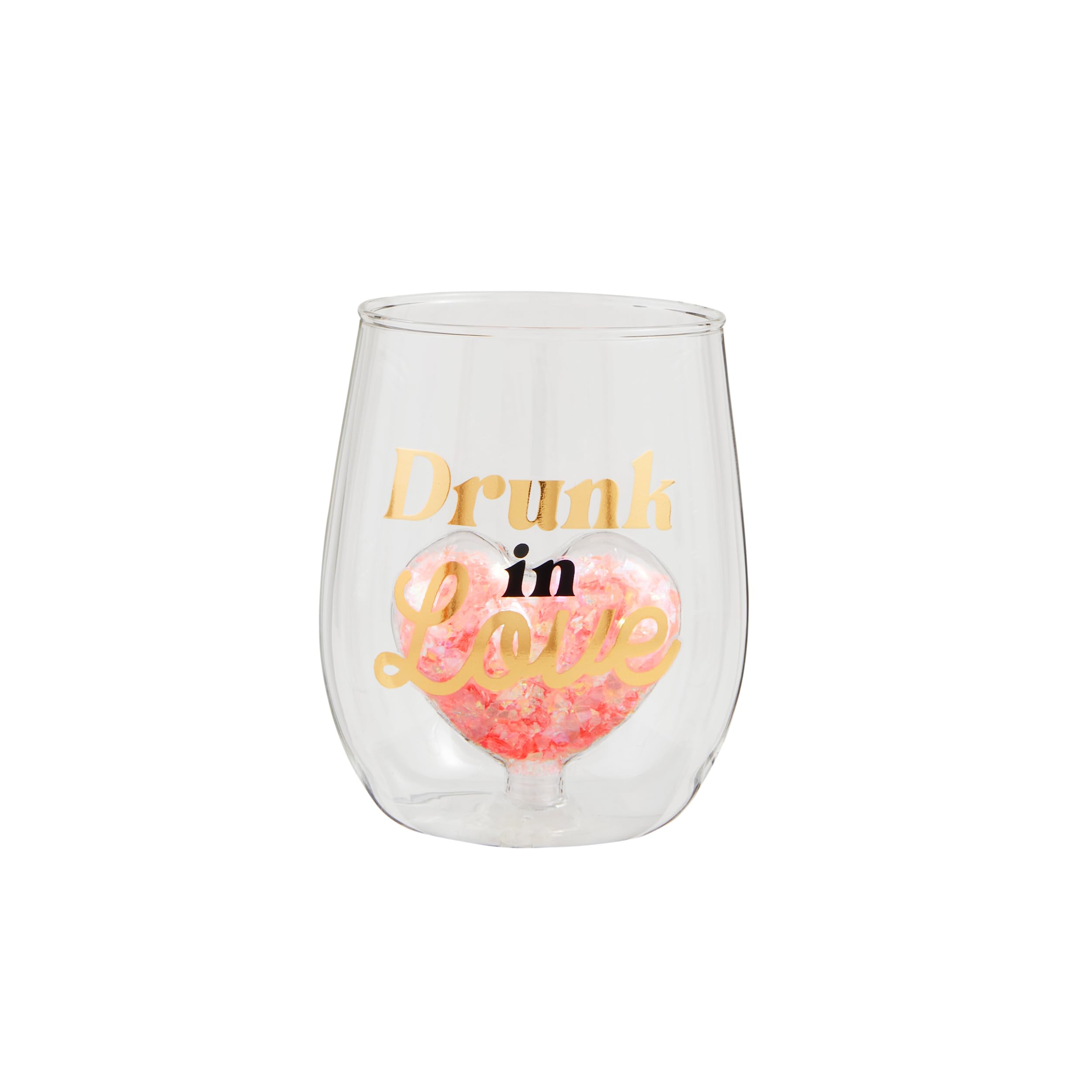 Verres à vin de mariage 473,6 g Mud Pie Drunk in Love pour table de fête