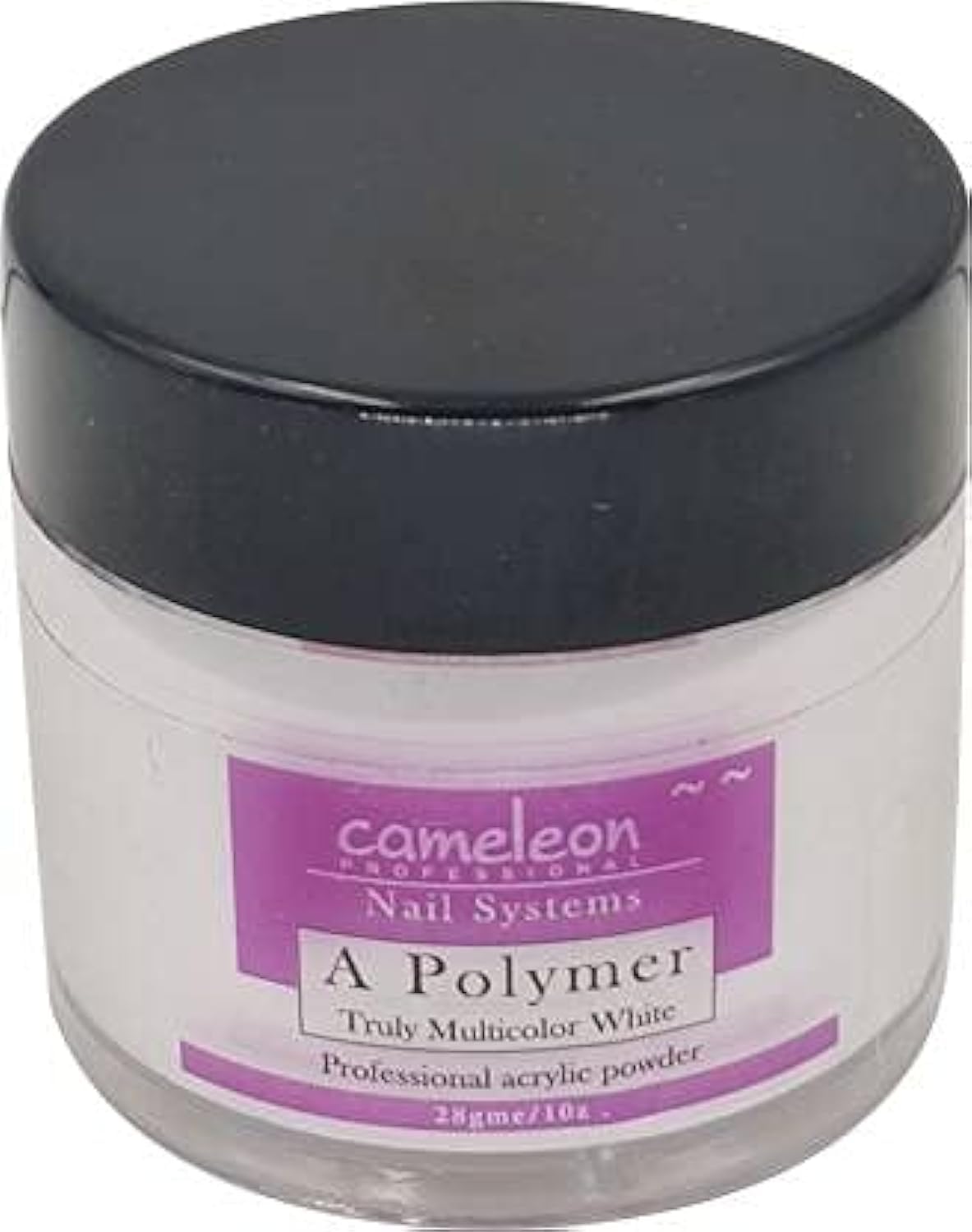 CL2 Cameleon Acrylic Powder, Crystal Nail Art Tip Builder 28gm (White)