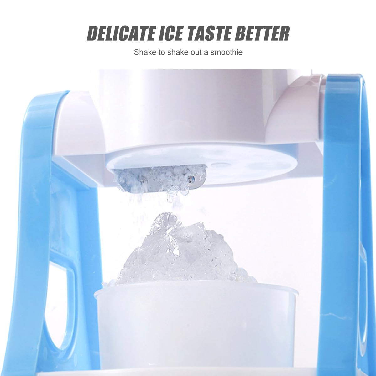 Mini Máquina Manual de Hielo Raspado para Bebidas Frías y Slushy