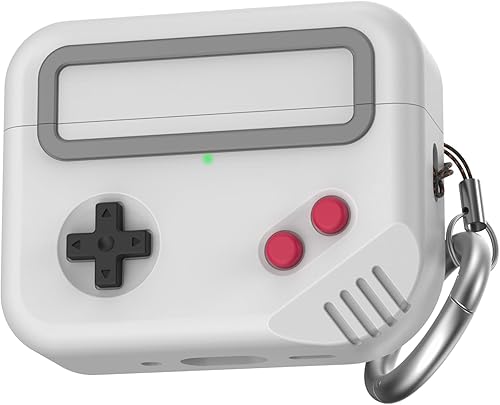 Miniatura 28 de Funda de silicona con diseño de juego 2024 para Apple AirPods 4 Gen con cancelación activa de ruido, bonita funda para mujeres/hombres (negro) Negro