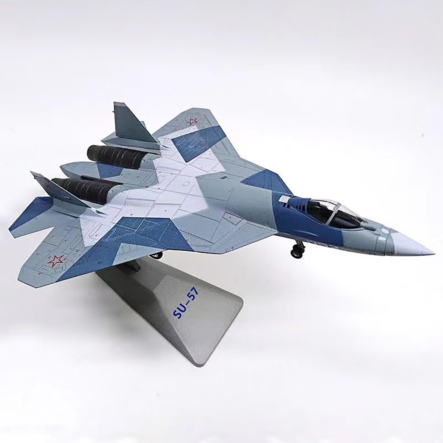 ステルス戦闘機SU-57 1/72スケール 金属製 Amazon.co.jp: 1:72 スケール SU-57 ステルス戦闘機合金ジェット