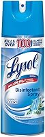 Vista 8 de Lysol Spray sanitizante y antibacteriano para desinfectar y desodorizar, cascada de primavera, 12.5 Fl Oz