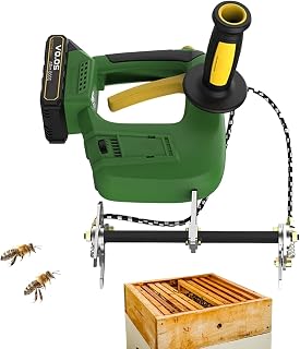 Efficient Auto Beehive Frame Shaker with Brushless Motor, Heat Dissipation, Non-Slip Handle & Battery - Essential Beekeeping Tool for Bee Farms