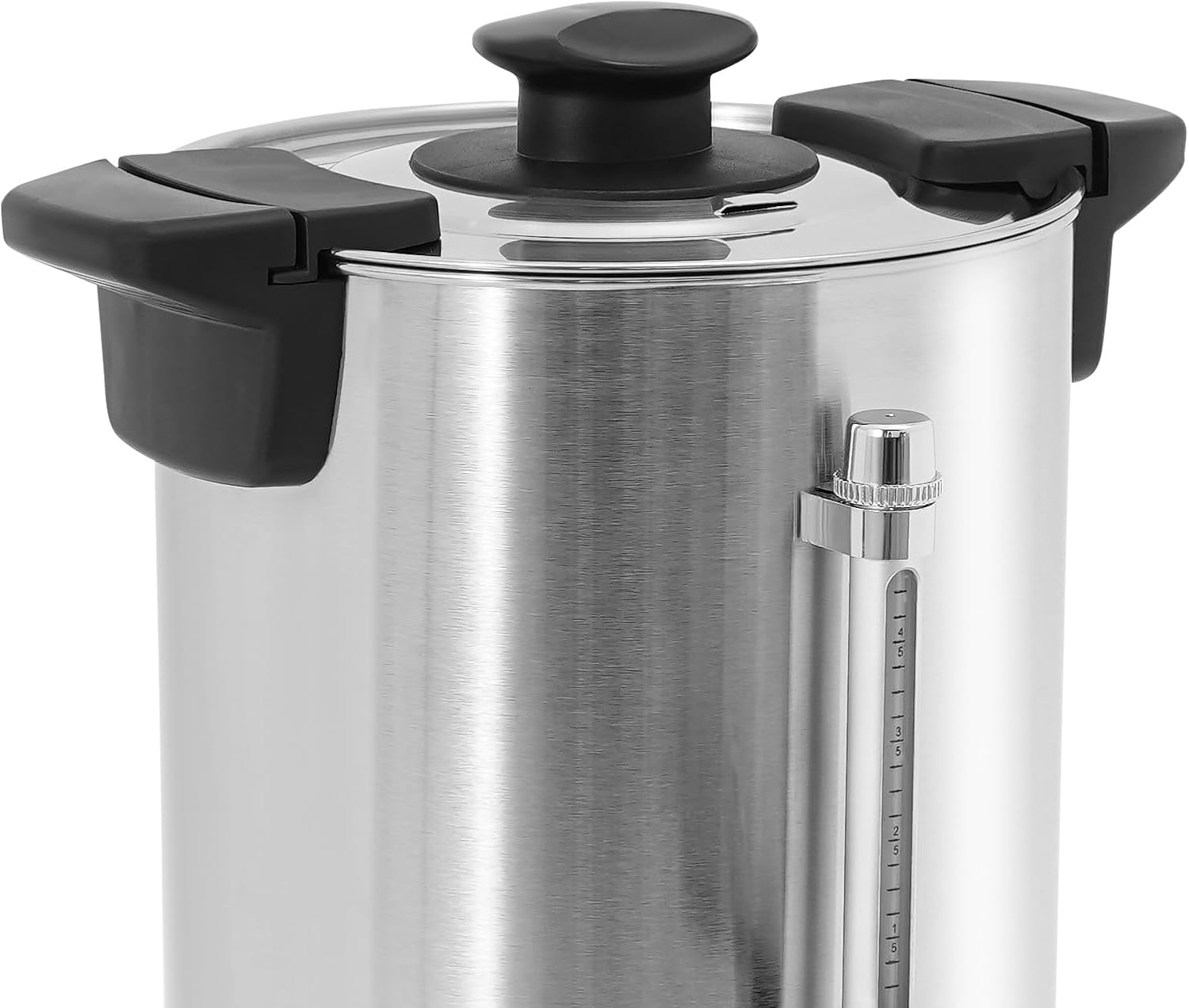 Commercial Coffee Urn, 950W Stainless Steel Hot Beverage Dispenser Hot Water Urn 8L with Water Collecting Tray (Silver)
