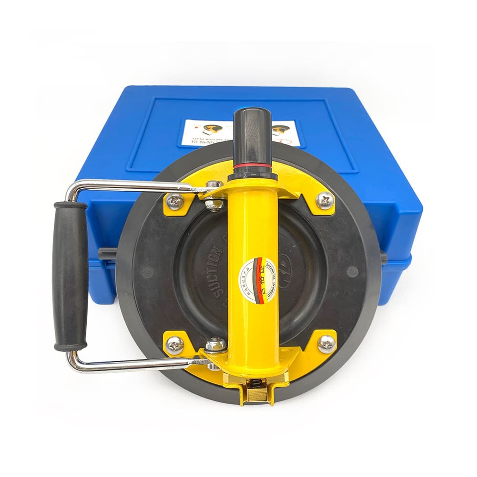 Seam Setter, 8’Vacuum Suction Cup Glass Lifter Metal Handle with Additional Single Claw for Tile Stone Slab Lifting