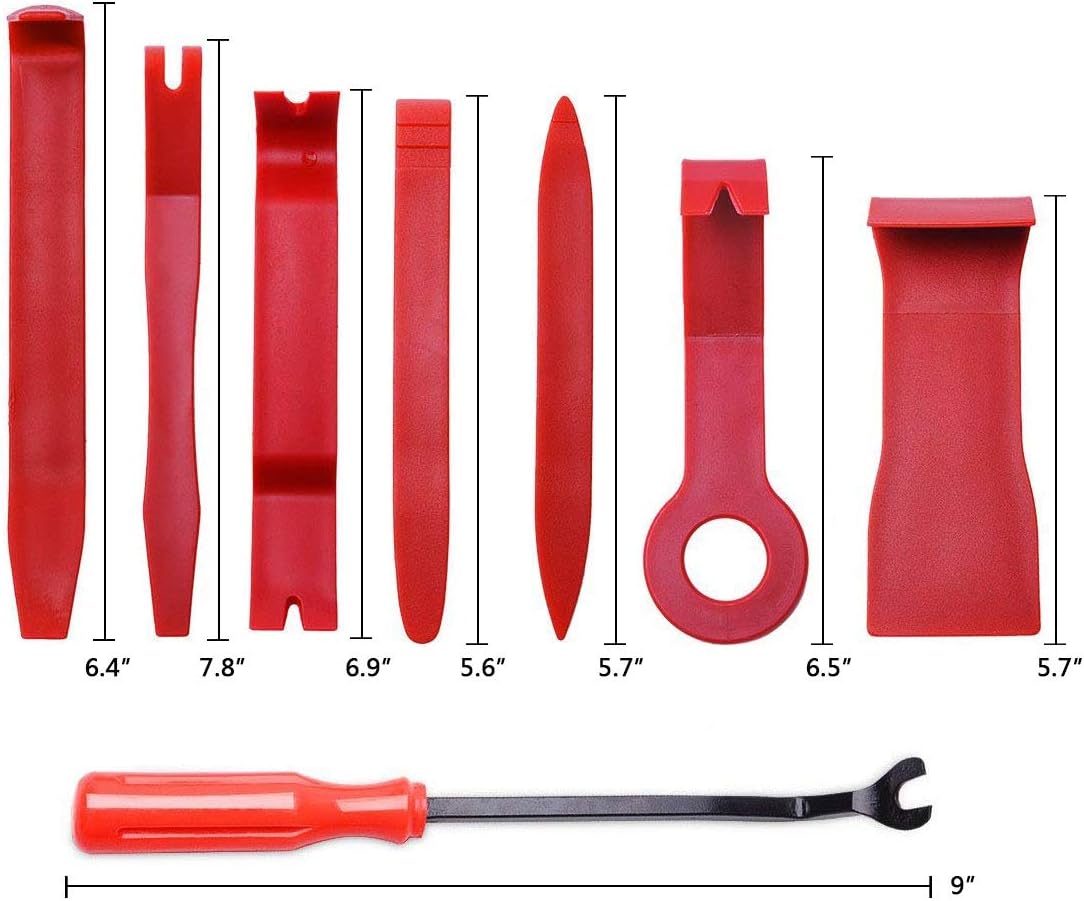 Buy A ABIGAIL 8pcs Auto Trim Removal Tool,Car Panel Door Audio Trim