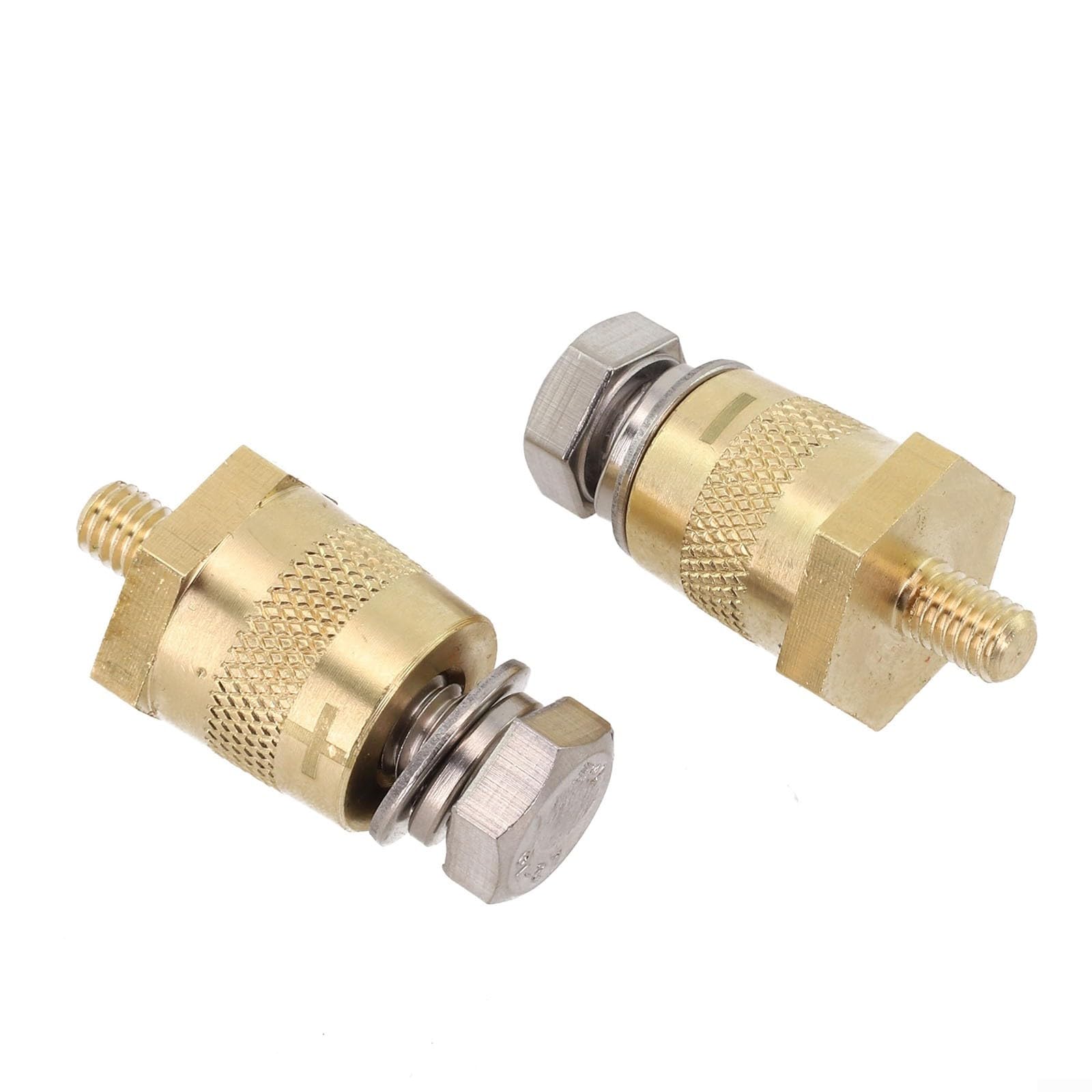 M6 Stud Type for battery Terminals Brass Positive Negative M6