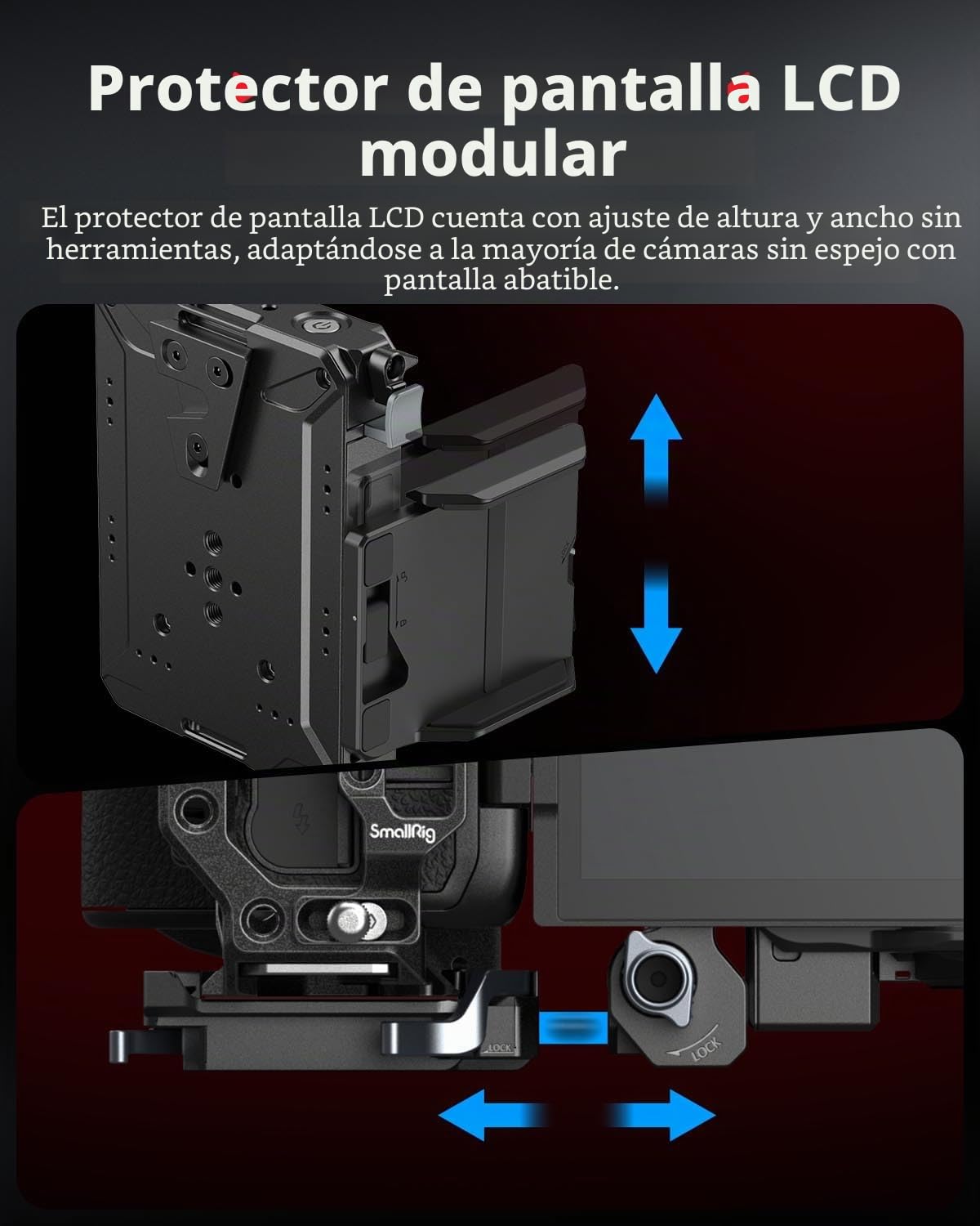 SMALLRIG V Mount Battery Plate,con Protector de Pantalla LCD, D-Tap/USB-C, Rig Compacto para Cámaras Mirrorless/DSLR, para Baterías NEEWER PS099E - 5228