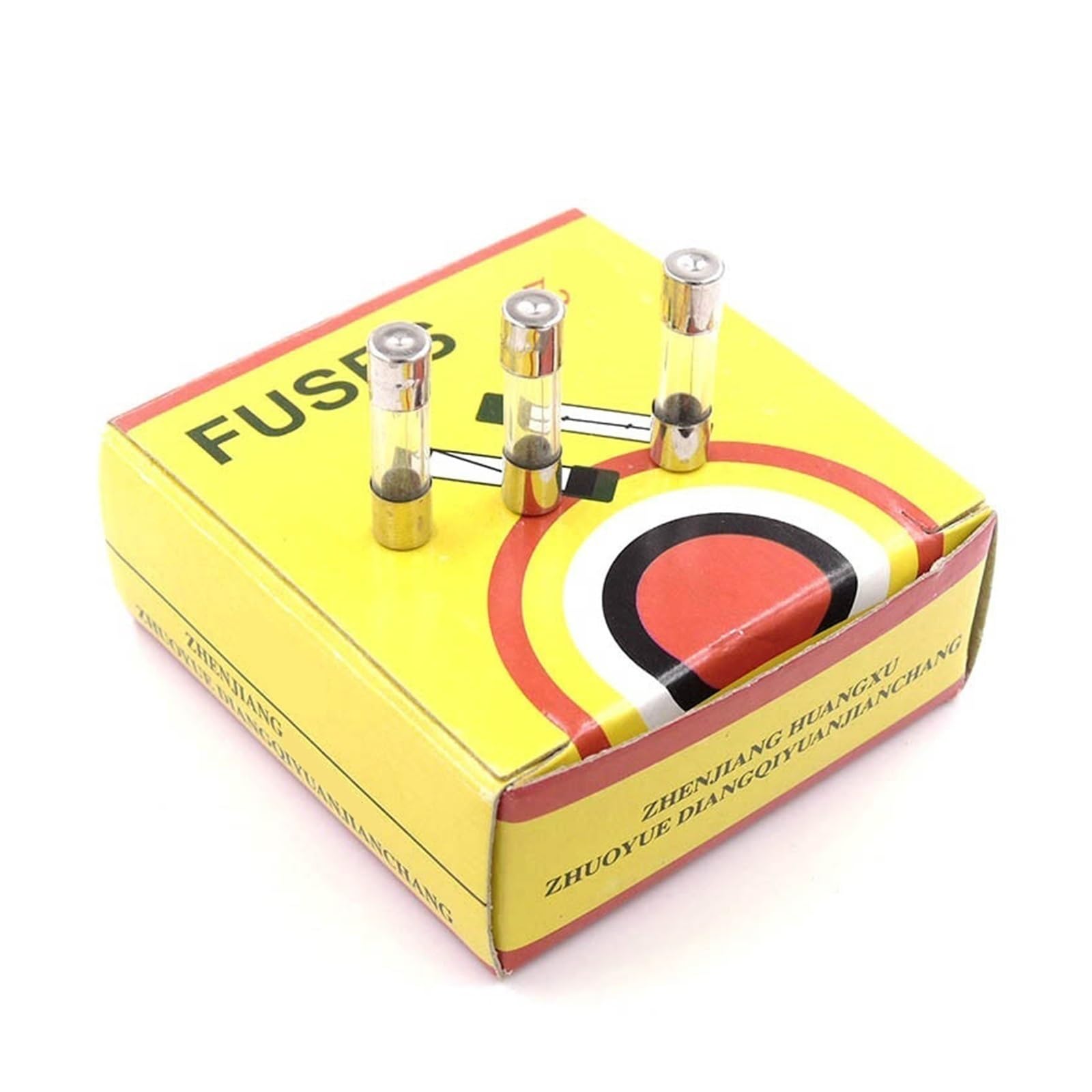 NURII Fusible de Tubo de Vidrio de soplado rápido, Kit Surtido de fusibles de Vidrio de soplado rápido, 30 Uds., 5x20mm, 1A, 2A, 3A, 4A, 5A, 6A, 10A, 20A, 250V, 5x20mm (Color : 20A, Size : 5x20mm)