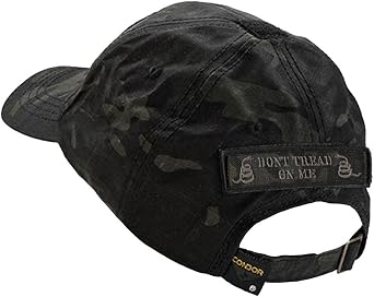 Condor Multicam-Black Tactical Patch & Hat Bundle (2 Patches + Hat)