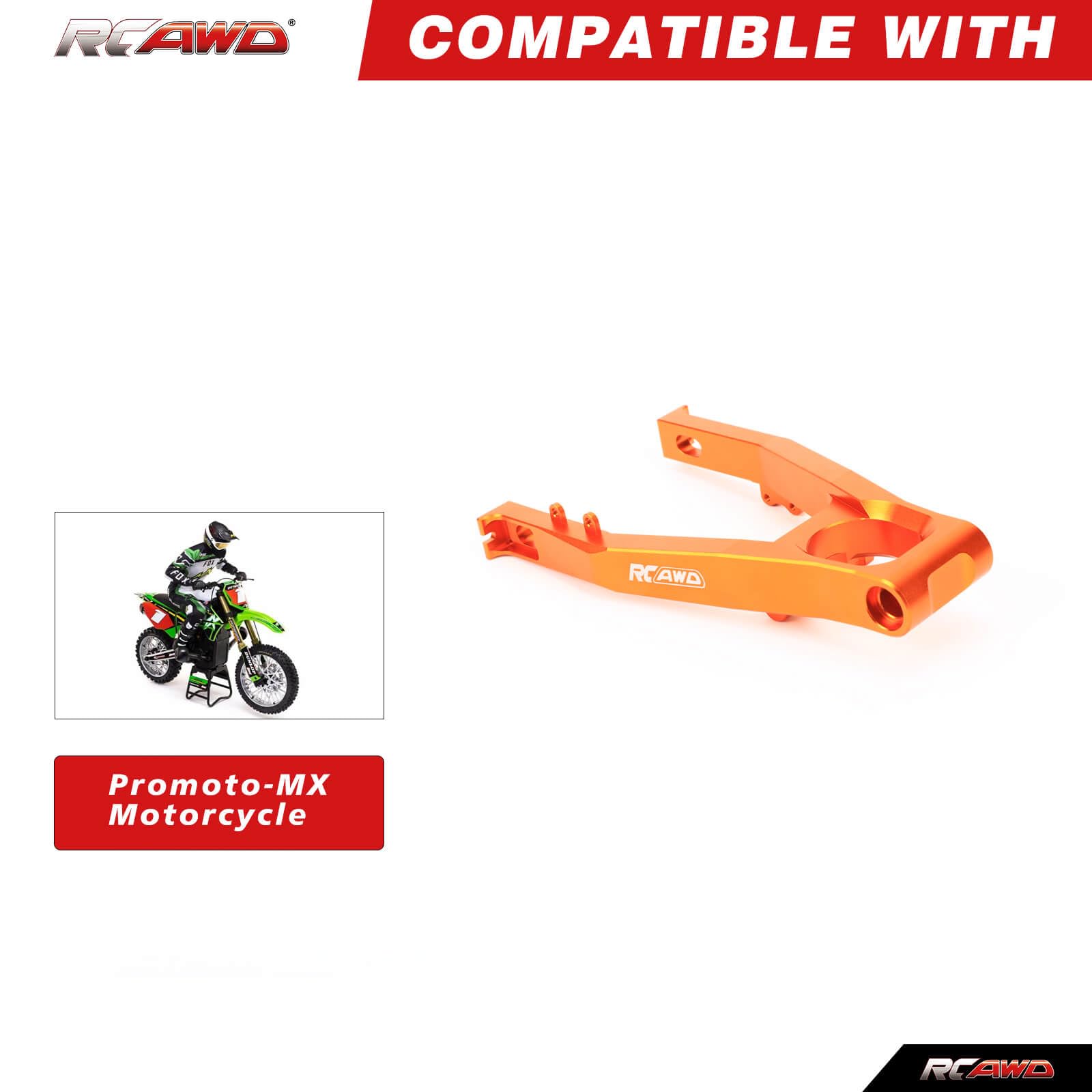 Amazon.com: RCAWD Adjustable Wheelbase Rear Swing Arm for Promoto 