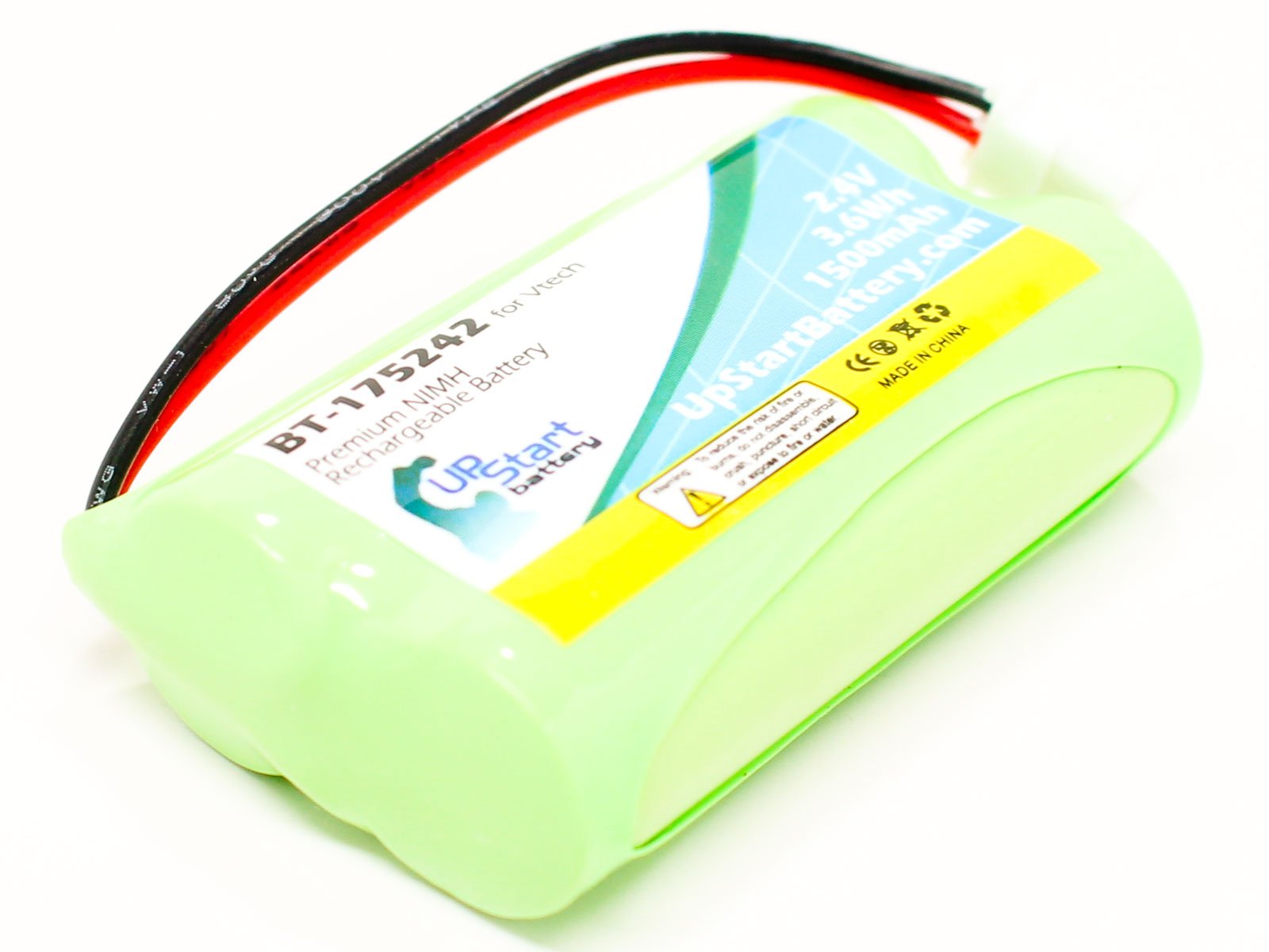 3 Pack - Replacement for VTech CS6128-31 Battery - Compatible with VTech Cordless Phone Battery (1500mAh 2.4V NI-MH)