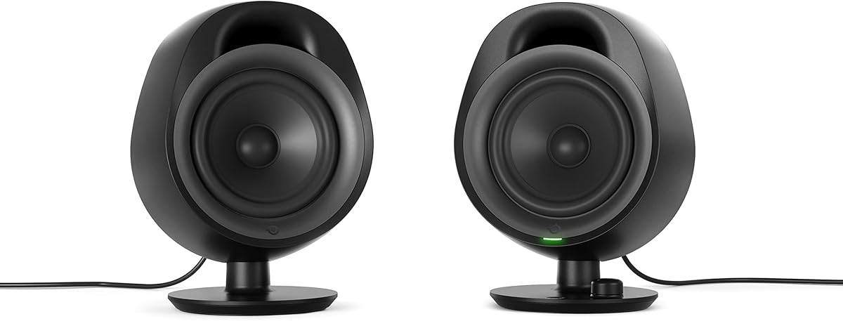 SteelSeries Arena 3 2.0 Desktop Gaming Speakers - Immersive Audio, On-Speaker Controls, 4" Drivers - Wired &amp; Bluetooth - PC, Mac, Mobile