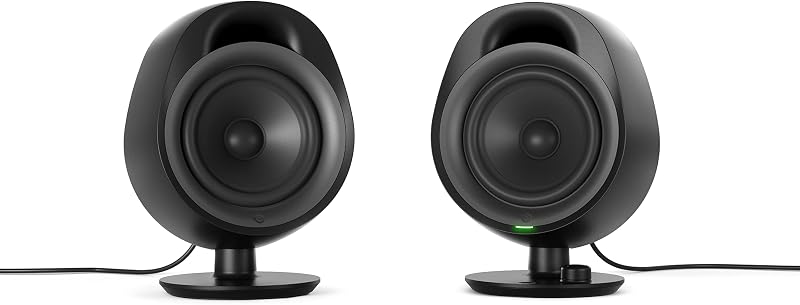 parlantes para juegos de escritorio Arena 3 2.0 - Audio envolvente, controles en los parlantes, controladores de 4" - Con cable y Bluetooth - PC, Mac, dispositivos celulares