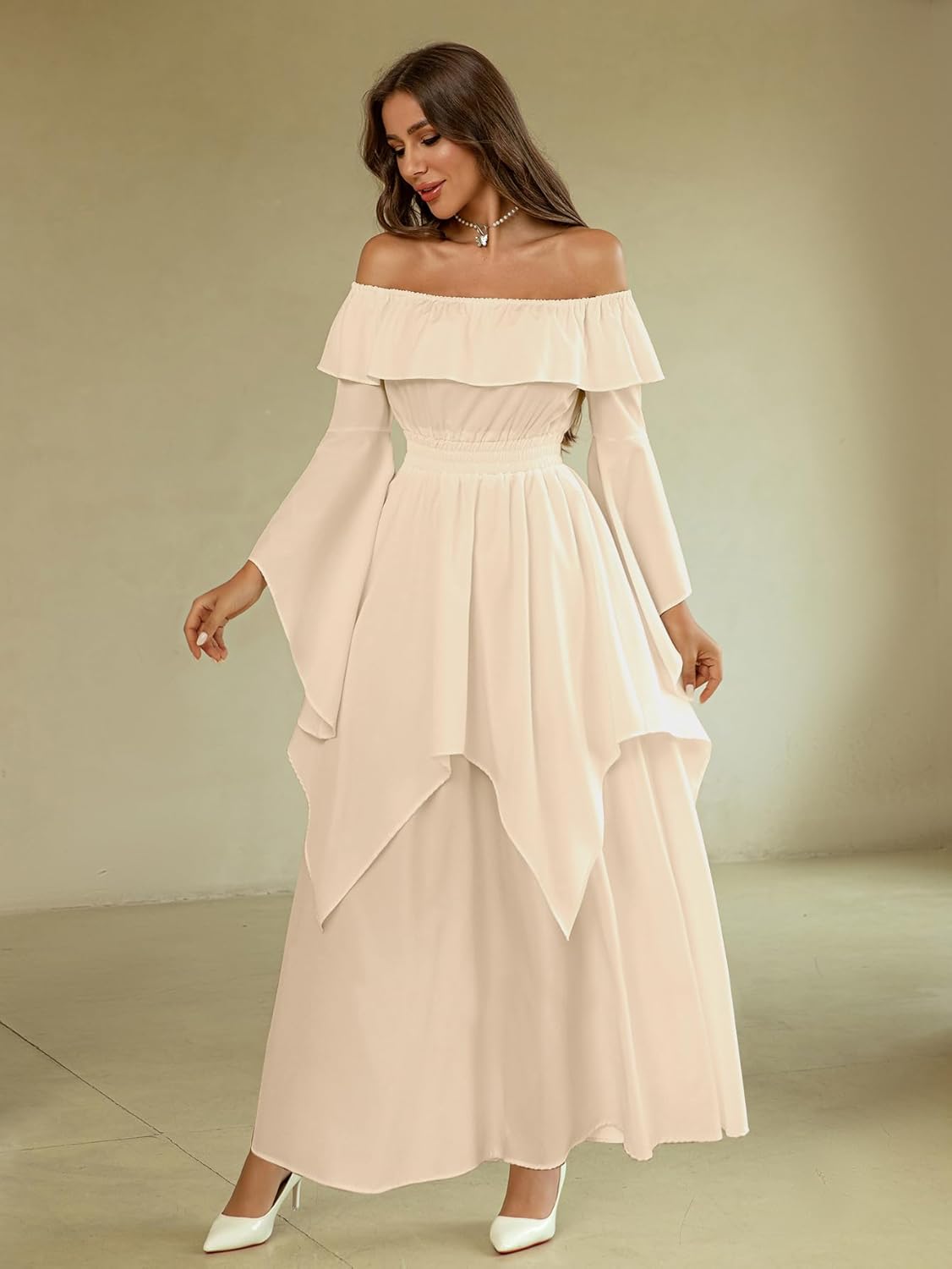 Abaowedding Renaissance Medieval Dress Irish Costume Cosplay Women Victorian Dress - Image 4