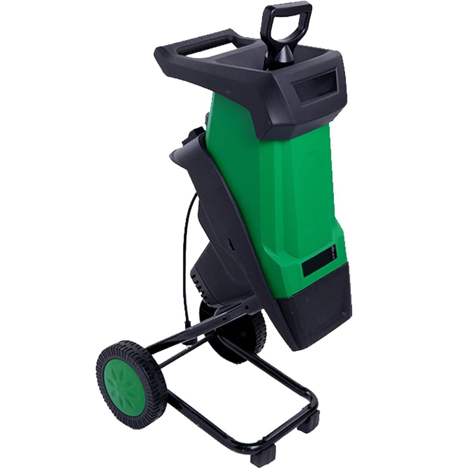 Giardino Trituratore Elettrico Automatico, Biotrituratore 2400W, Sacco Raccolta 50L, per Rami 0-40mm, Cippatura Legno e Foglie
