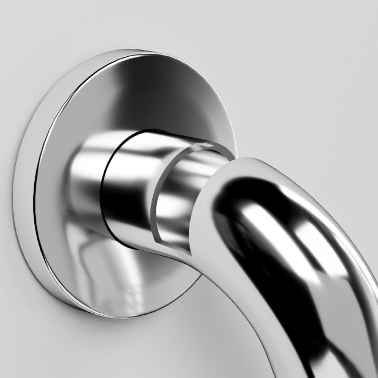 Wytrzymałe uchwyty łazienkowe dla seniorów, bezpieczne uchwyty do wanien i pryszniców z ukrytymi śrubami