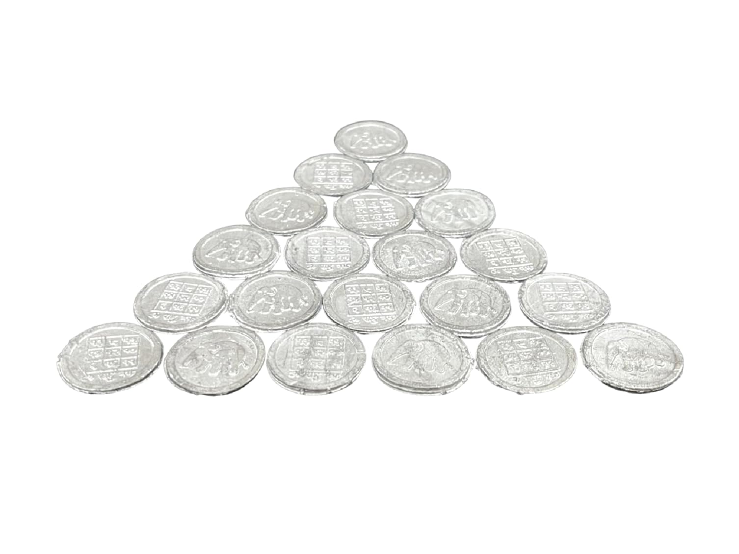 numeroastro Ranga | Lead Coins for Rahu Remedy | Rahu Shanti & Puja (21 Pcs)-image-1
