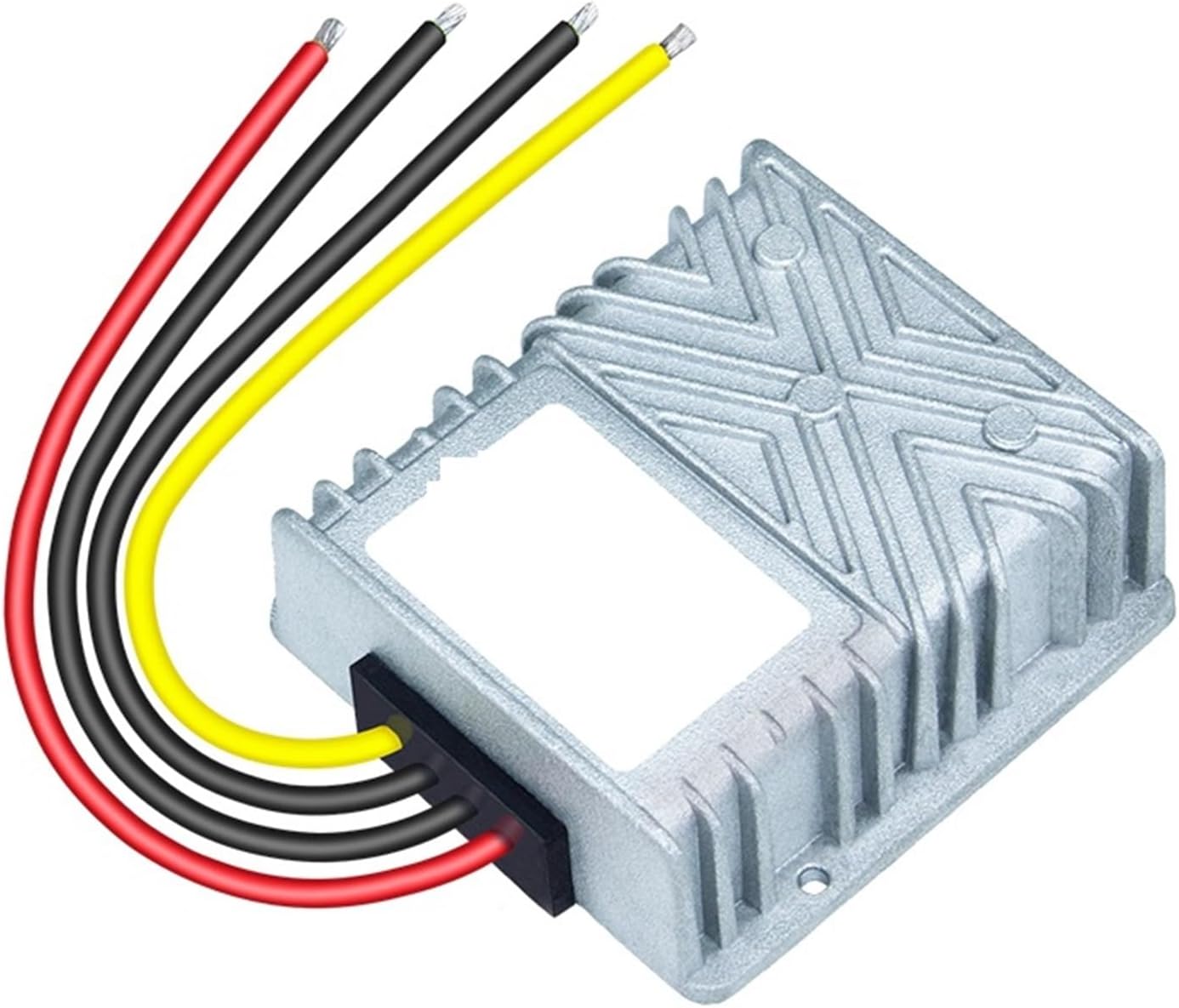 DC DC Converter 30-60V to 19V Buck Power Supply 36V 48V to 19V Voltage Regulator 1-65A Waterproof Solar Inverter(55A 124Silver)