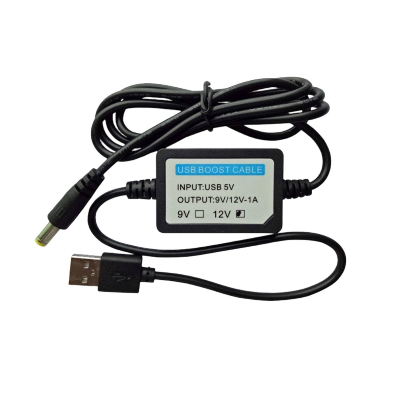 VISTORA Built-in Smart IC Chip 5V to 9V/12V Step-up Cable Multiple Safety Protections USB to DC Step-up Cable for Travel, Camping, 9V|Travel | Travel Accessories | Adapters & Converters-image-26