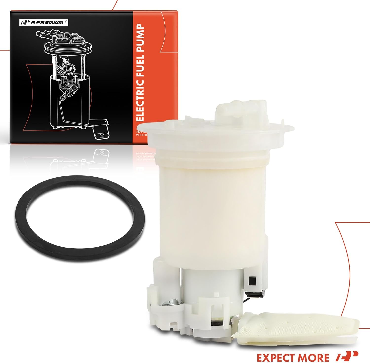 A-Premium Electric Fuel Pump Module Assembly w/Sending Unit Compatible with Mitsubishi Lancer 2003 2004 2005 2006 2.0L 2.4L, Gas
