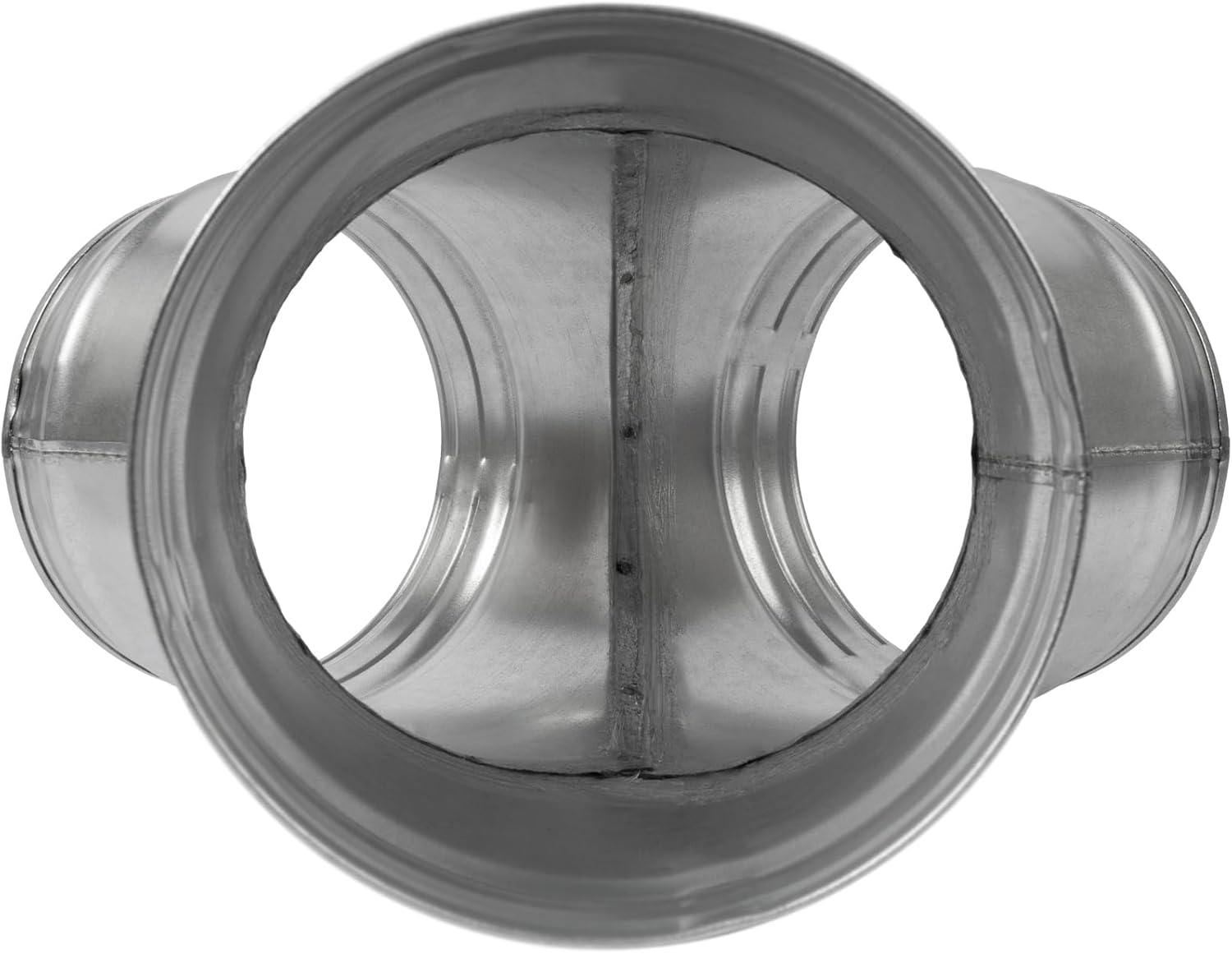 6'' Inch Duct Splitter for Exhaust Fan Dryer Vent Hose 3 Way Duct Hose Connector, Y Shape, Y Joint Metal (6'' Inch, Y Shape)