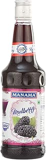 Manama Mulberry Syrup | Mixer for Mocktails, Cocktails, Drinks, Juices, Beverages | Non Alcoholic Mix 750ML Bottle