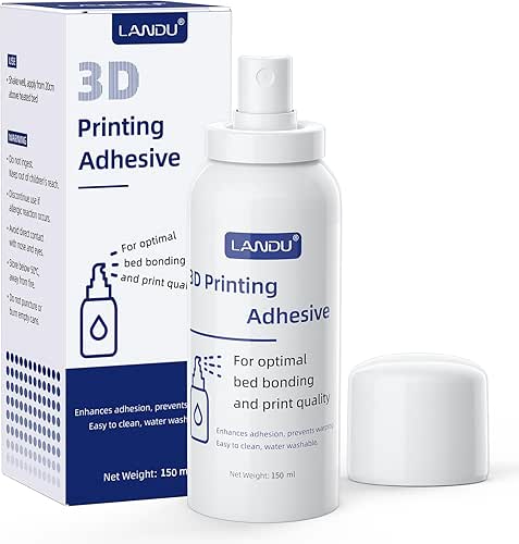 LANDU 3D Printing Adhesive, 3D Printer Build Plate Bed Adhesive