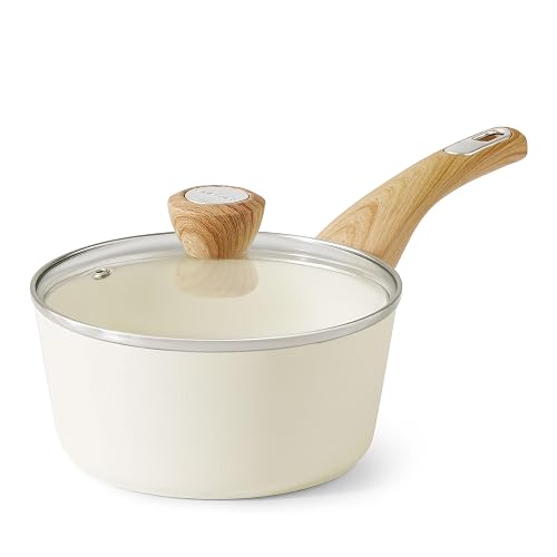 SENSARTE Ceramic Nonstick Sauce Pan 1.5 Quart