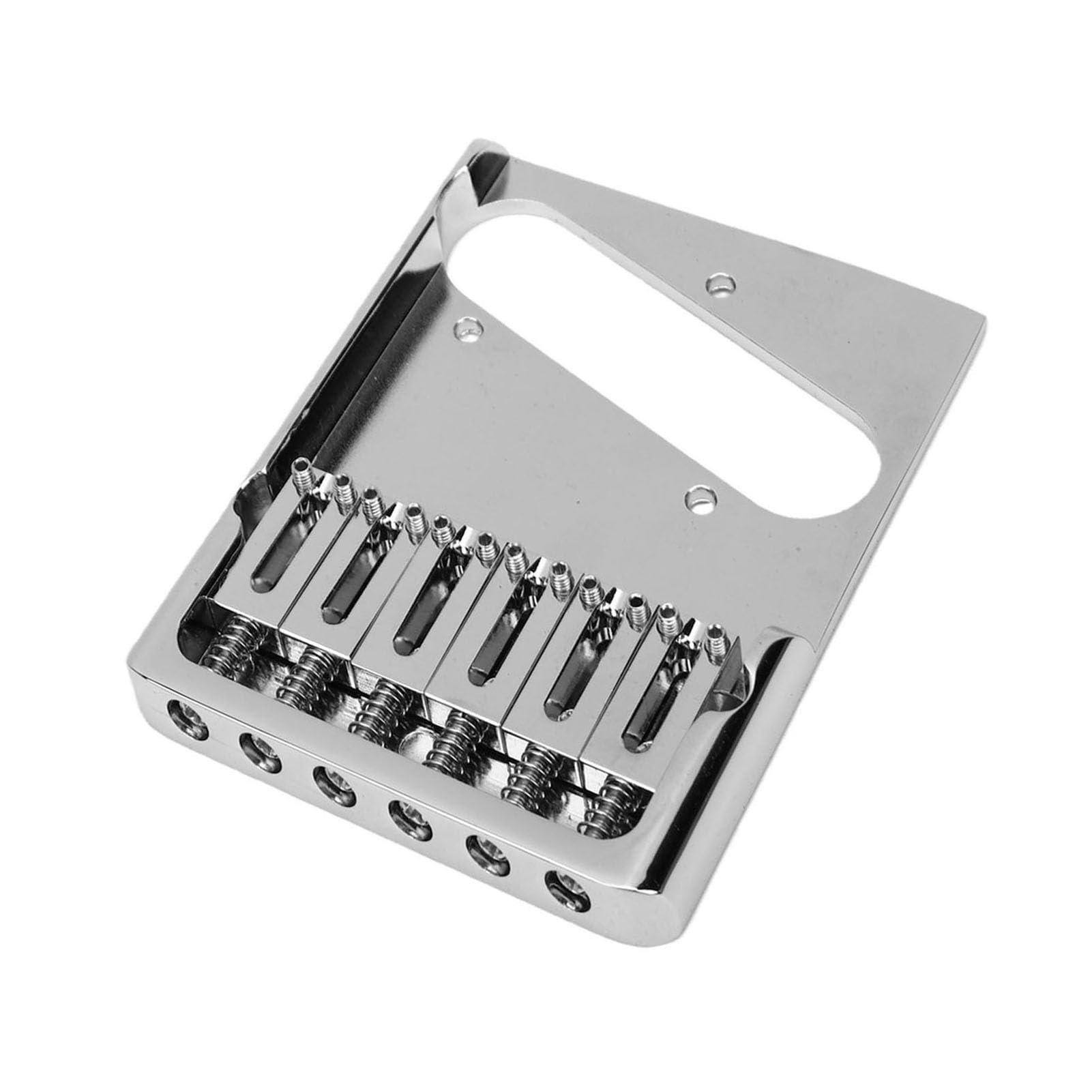 Generic Ponte per Chitarra Regolabile a 6 Corde per Chitarra Elettrica TL Sostituzione Durevole Cromata Lucida