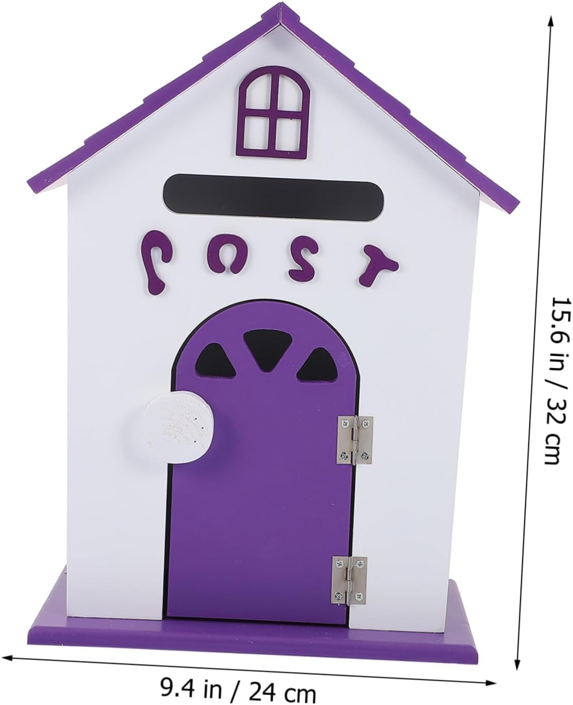 Wall Mount Mailbox Small Decorative Post Box for Home School Office Complaint Suggestion Box with Stylish Painted Design Secure Wall Mounted Mail Holder