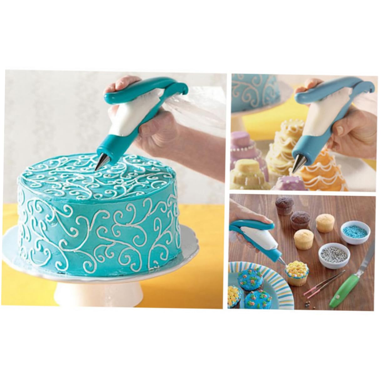 TOPBATHY 18stücke Teiliges Multi-tool Für Tortendekoration Icing Piping Pen Kit Mit Spritzbeuteln Und Spritztüllen Für Präzises Dekorieren Von Kuchen Keksen