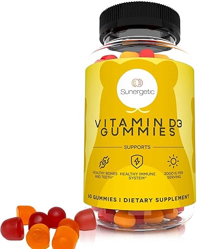 Miniatura 6 de Gomitas de vitamina D3 de primera calidad  Potentes gomitas de vitamina D para apoyar huesos saludables, estado de ánimo y sistema inmunológico