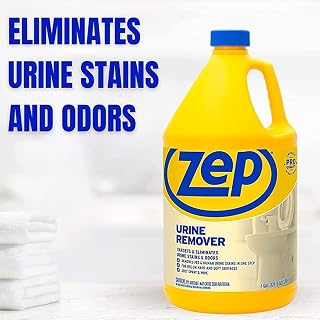 Zep Professional Urine Remover 128 oz - Oxy Formula Eliminates Pet Urine Odors & Stains on Carpets, Upholstery & More