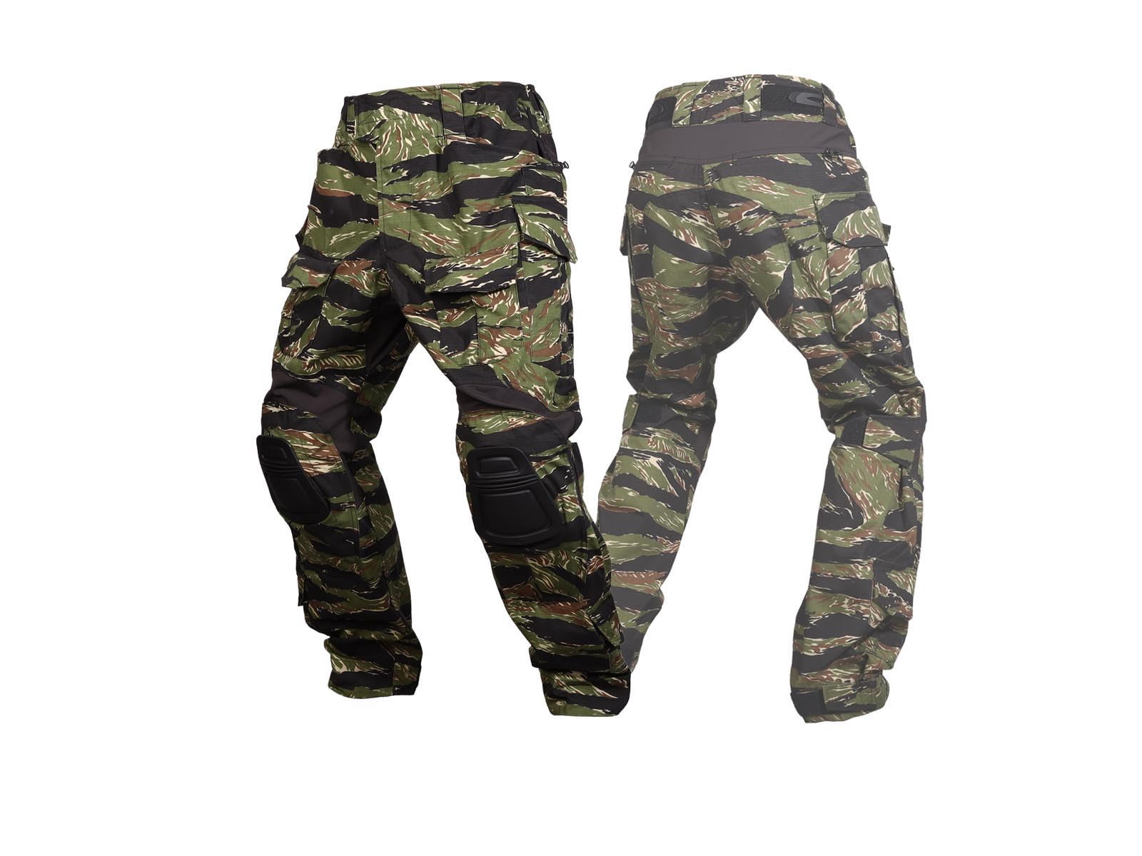 Elite Tribe Men's Multicam Emerson Airsoft Hunting Tactical Pants Combat Gen3 Pants With Knee Pads, Mul, X-Large