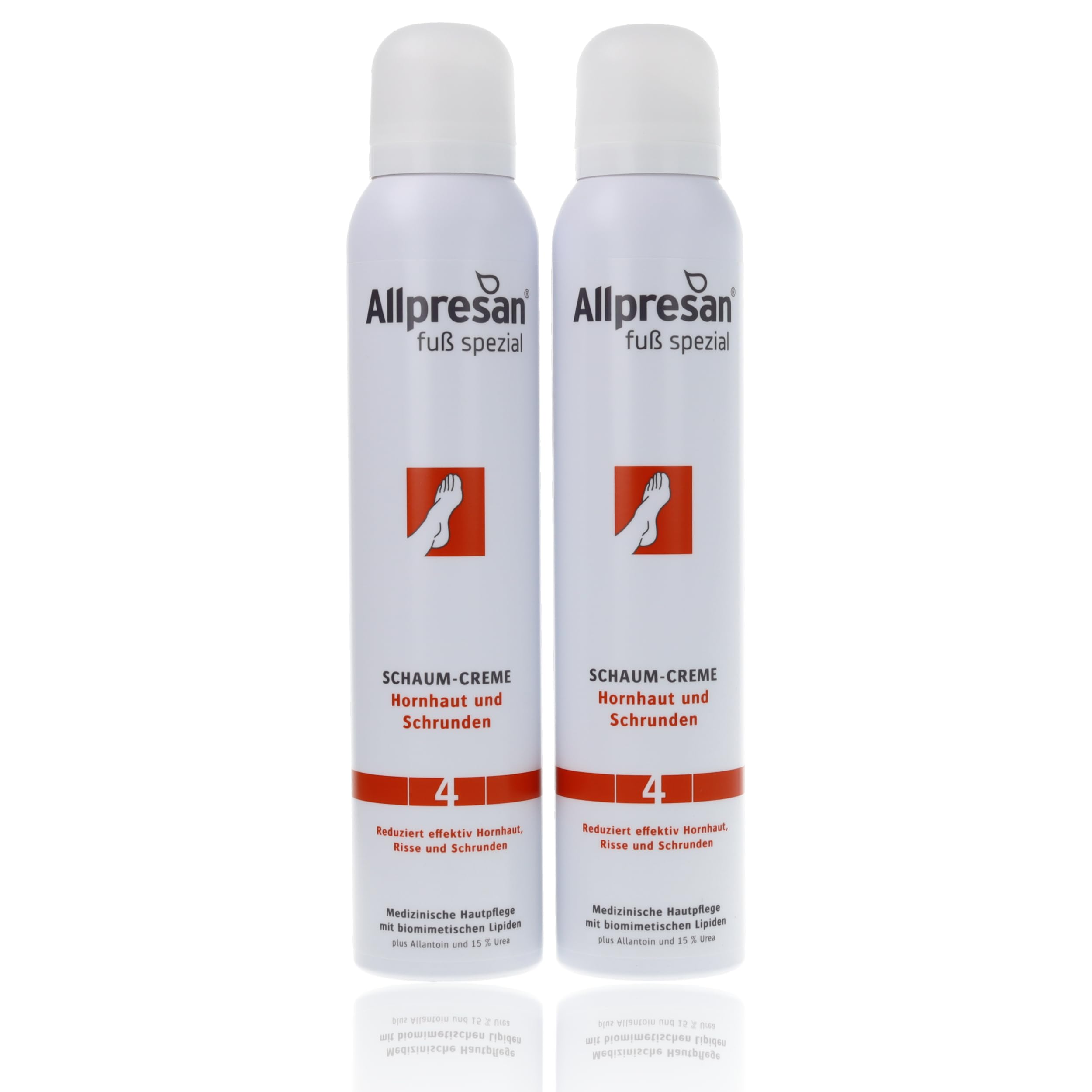 Allpresan Fuß spezial Nr. 4 Schaum-Creme gegen Hornhaut und Schrunden – Reduziert effektiv Hornhaut, Risse und Schrunden, 200 ml (2)
