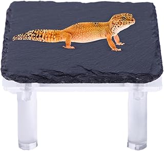 Reptilien Sonnenplatz Felsen | Bartagamen Höhle Mit Acrylständer,Terrarium Deko Für Gecko Schildkröte Echse Schlange product image