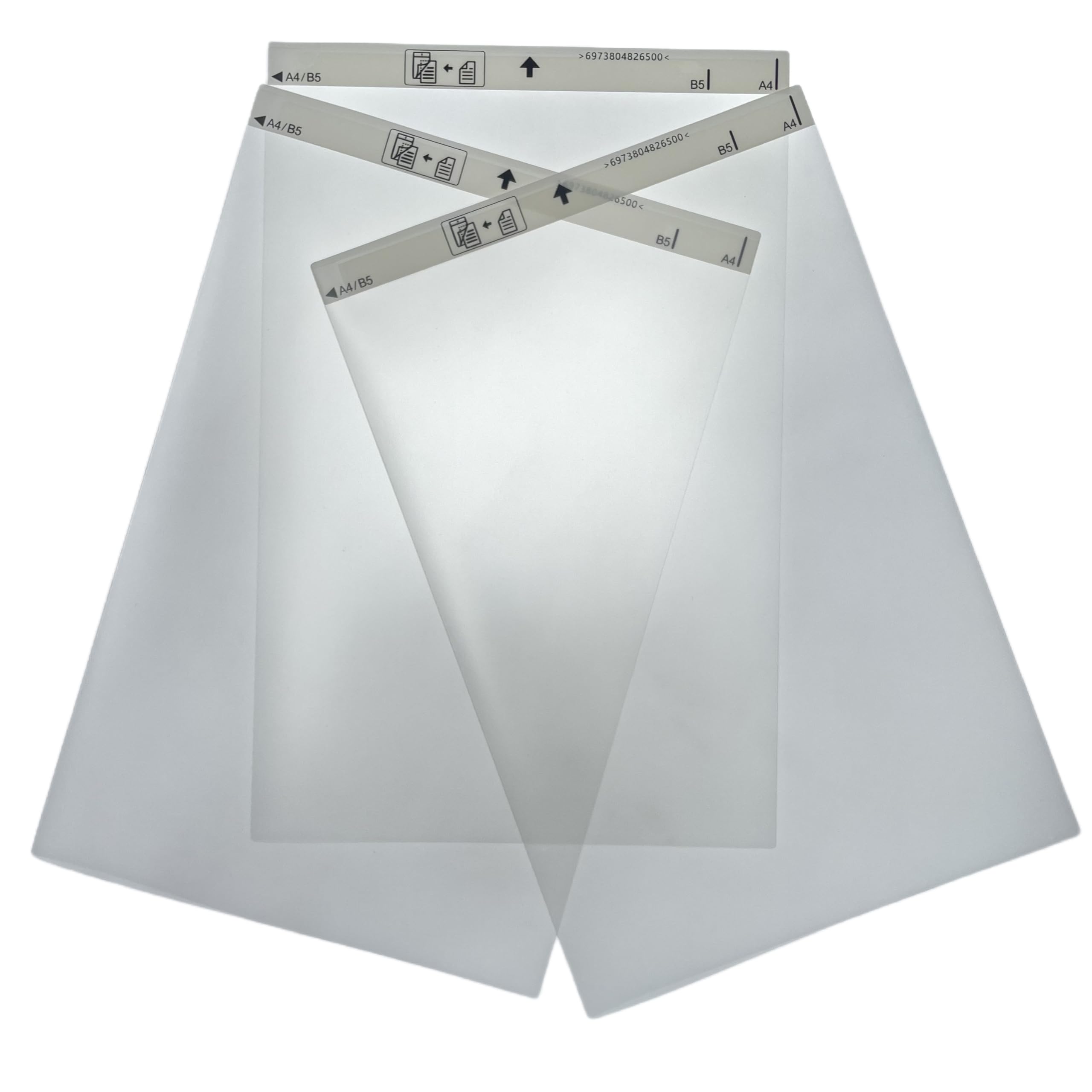 OKLILI 3 fogli di supporto B12B819451 compatibili con scanner portatili Epson, strappati, fragili, piegati, delicati, vecchi, danneggiati, rugosi, fragili documenti