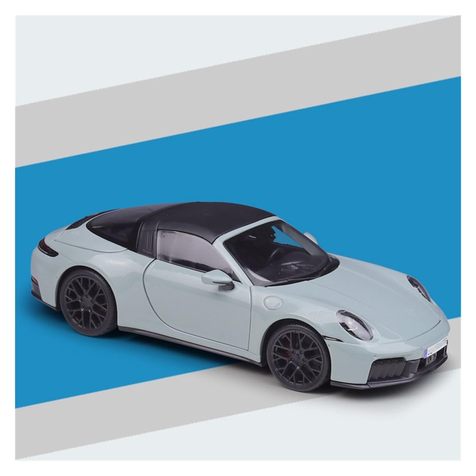 MOCALUX Scale Die-Cast Model Car 1:18 For 911 For Targa 4 GTS Alloy Diecasts Model Vehicles Ornaments(B)