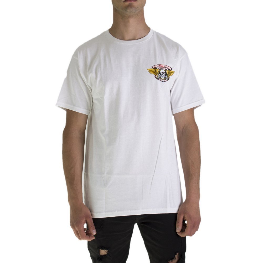 Amazon | (パウエル) POWELL ウイングリッパーTシャツ 白 (M) | T 