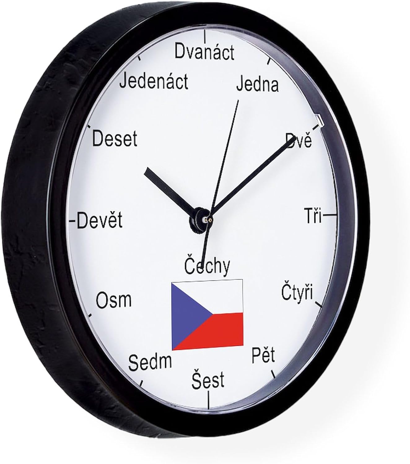 CafePress Czech Language 10" Wall Clock for Livingroom, Kitchen, or Office
