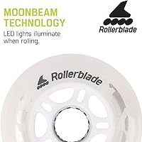 Vista 2 de Rollerblade Ruedas Moonbeam de 2.835 in, paquete de 4