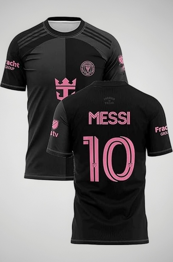 miamii Black Football Jersey 2025 for (Men and Boys)