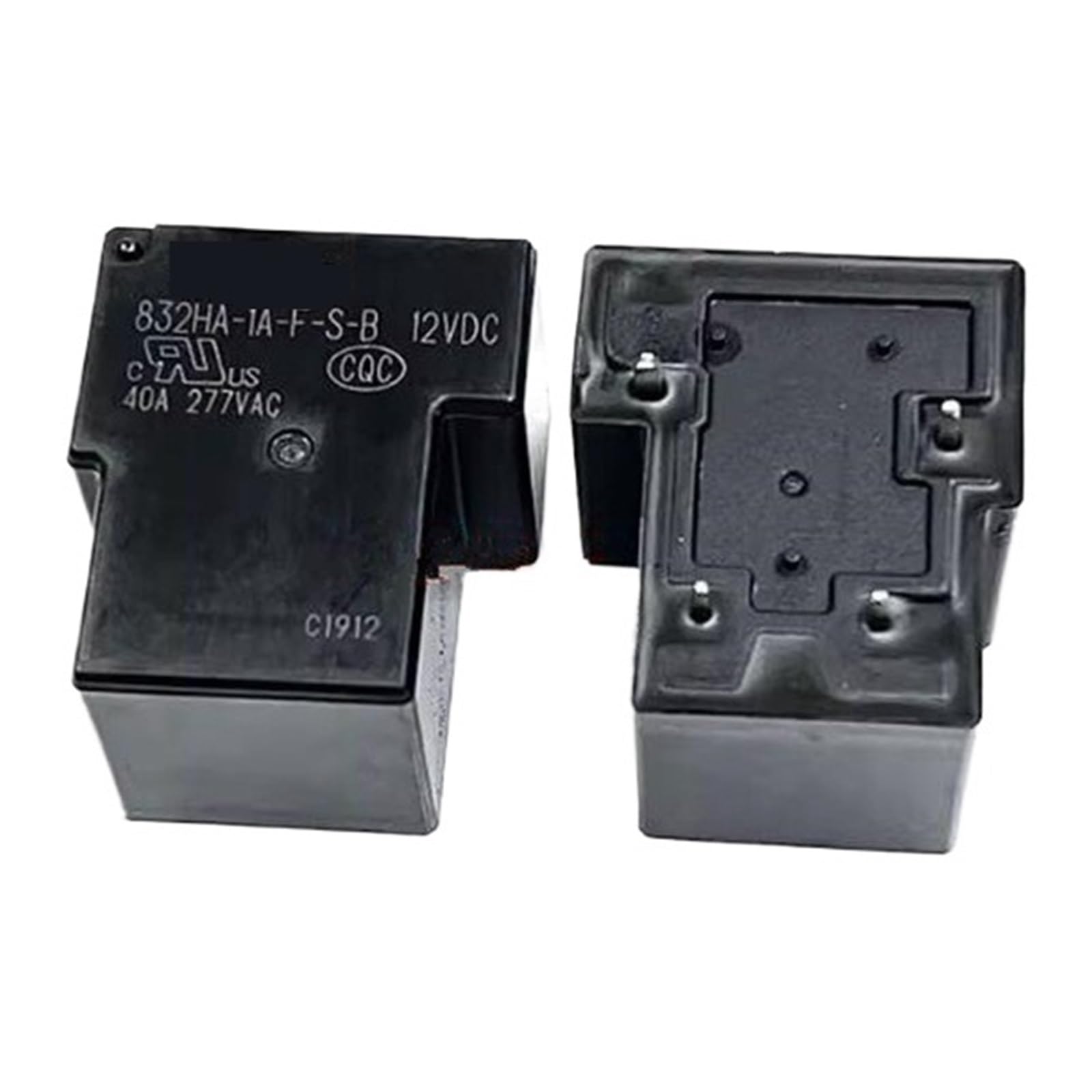 Relais 832HA-1A-F-S-B 12V 40A 4 pin pour montage électronique DCV12