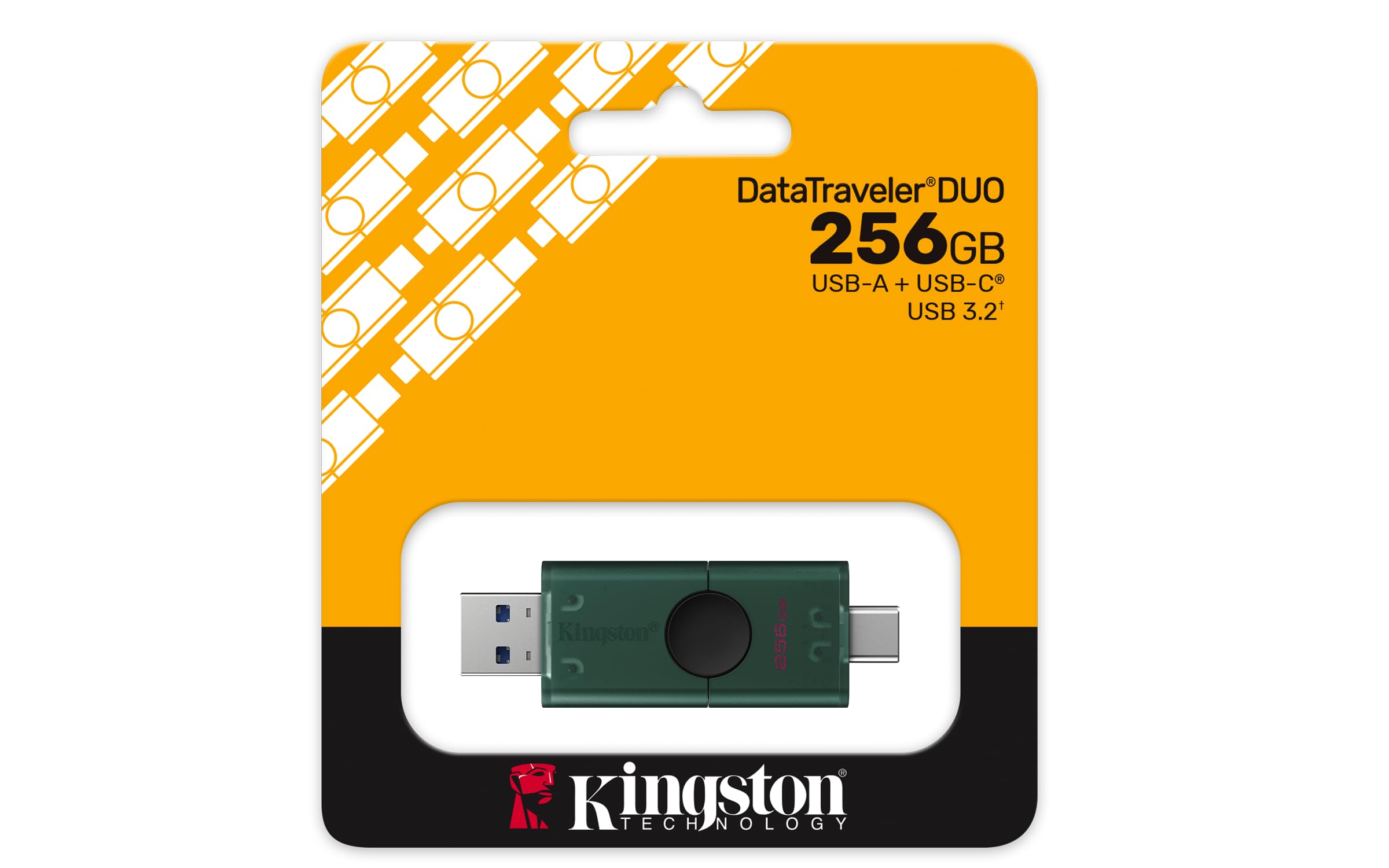 Kingston DataTraveler DuoG2 256GB Flash Drive | USB-A + USB-C 3.2